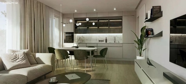 Pronájem bytu 1+kk 35 m² Praha - Hloubětín