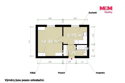 Pronájem bytu 1+1 28 m² Rychtaříkova, Plzeň - Východní Předměstí