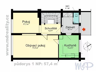 Prodej rodinného domu 175 m², pozemek 335 m² Stamicova, Jihlava