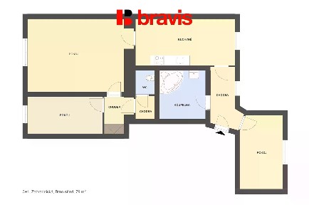 Prodej kanceláře 79 m² Zahradnická, Brno - Staré Brno
