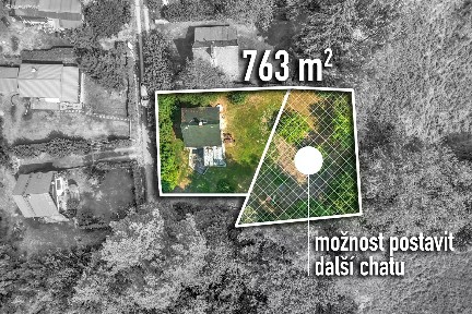 Prodej chaty 64 m², pozemek 763 m² Popovice - Mladovice