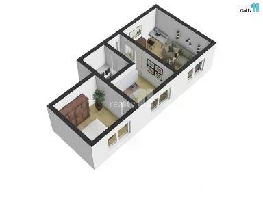 Pronájem bytu 2+1 46 m² Lnářská, Trutnov - Střední Předměstí