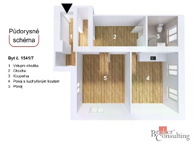 Prodej bytu 2+kk 57 m²