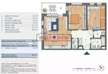Prodej bytu 3+kk 92 m²