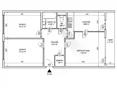 Prodej bytu 3+1 73 m² Bellušova, Praha - Stodůlky