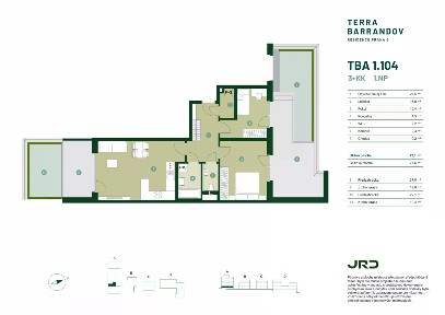 Prodej bytu 3+kk 72 m² Silurská, Praha - Hlubočepy