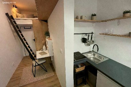 Pronájem bytu 1+kk 12 m² Jaromírova, Praha - Nusle