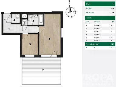 Pronájem bytu 2+kk 48 m² Arnošta Staňka, Praha - Hostivař