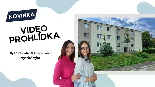 Prodej bytu 3+1 70 m² V Zahrádkách, Vysoké Mýto - Litomyšlské Předměstí