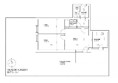 Pronájem bytu 3+1 188 m²