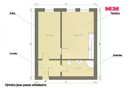 Prodej obchodního prostoru 46 m²