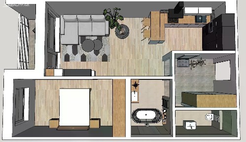 Prodej bytu 2+kk 73 m²