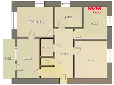 Pronájem bytu 4+1 109 m² Smilovy Hory