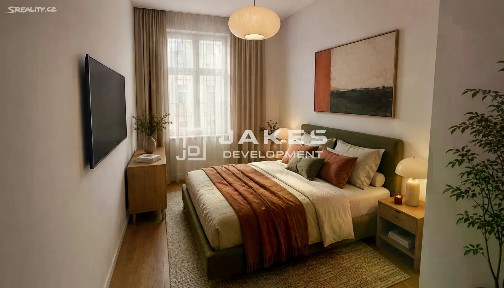 Prodej bytu 2+kk 34 m² Grafická, Praha - Smíchov