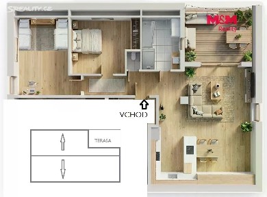 Prodej bytu 3+kk 106 m²