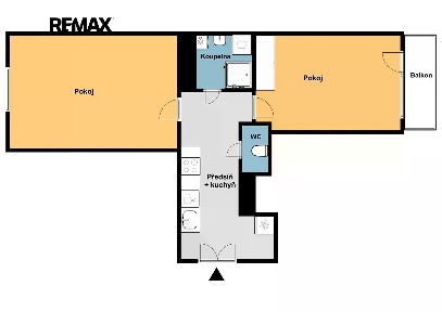 Pronájem bytu 2+kk 51 m² Rečkova, Praha - Žižkov