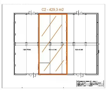 Pronájem skladového prostoru 430 m²