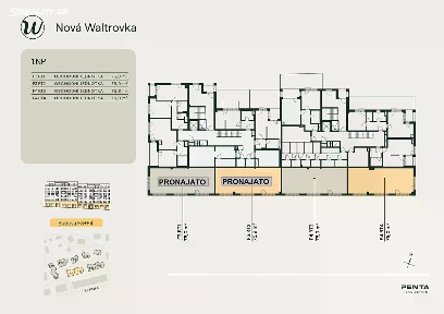Pronájem obchodního prostoru 75 m² náměstí Augustina Bubníka, Praha - Radlice