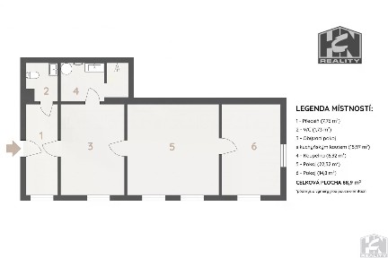 Prodej bytu 3+kk 69 m² Pražská, Jablonec nad Nisou - Vrkoslavice