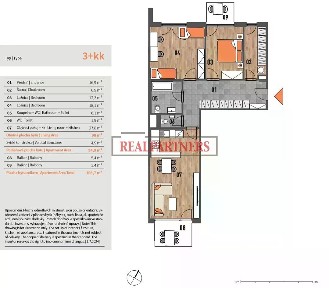 Prodej bytu 3+kk 103 m² Praha - Praha 4
