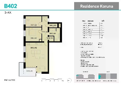Prodej bytu 3+kk 85 m² Malecí, Nové Město nad Metují
