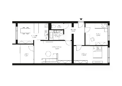 Prodej bytu 3+1 71 m² Kurkova, Praha - Kobylisy