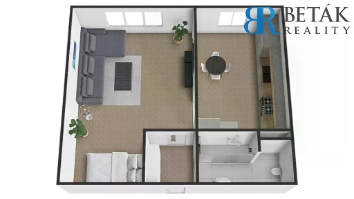 Prodej bytu 1+1 32 m² Pod Skalkou, Přerov - Přerov II-Předmostí