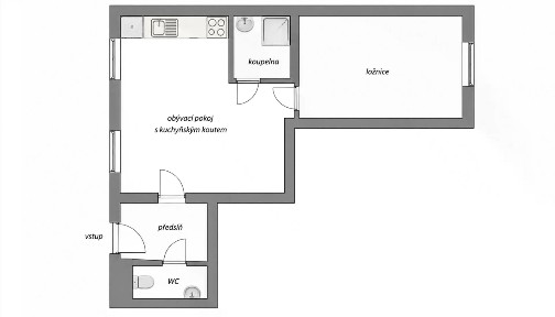Pronájem bytu 2+kk 48 m² Ivana Olbrachta, Brandýs nad Labem-Stará Boleslav - Brandýs nad Labem
