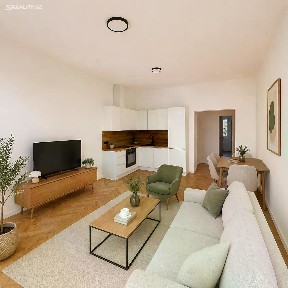 Pronájem bytu 2+kk 48 m² Hořejší nábřeží, Praha - Smíchov