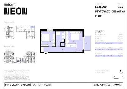 Prodej bytu 2+1 45 m² Plynárenská, Brno - Zábrdovice
