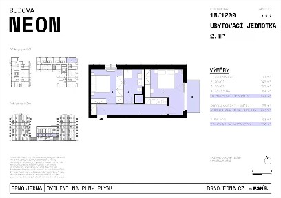 Prodej bytu 2+1 44 m² Plynárenská, Brno - Zábrdovice