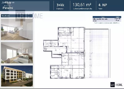 Prodej bytu 3+kk 130 m²