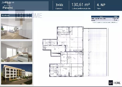 Prodej bytu 3+kk 130 m²