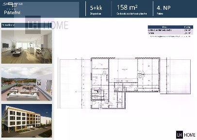 Prodej bytu 5+kk 158 m²