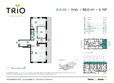 Prodej bytu 3+kk 88 m² náměstí Osvoboditelů, Praha - Radotín