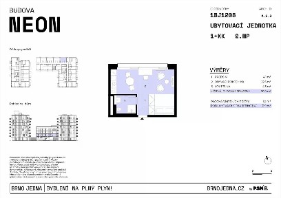 Prodej bytu 1+kk 31 m²