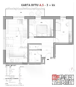 Prodej bytu 3+kk 69 m² Prušánky
