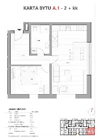 Prodej bytu 2+kk 42 m² Prušánky