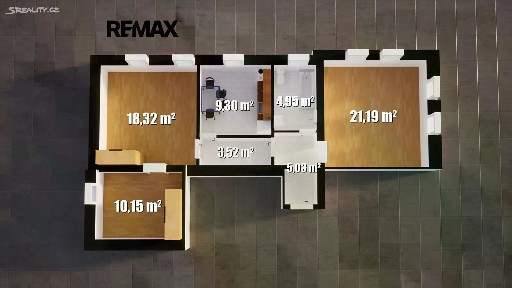 Prodej bytu 3+1 72 m² Šlikova, Liberec - Liberec VII-Horní Růžodol