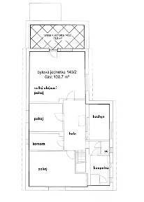 Pronájem bytu 3+1 118 m² Na Jablonce, Jirny - Nové Jirny