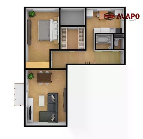 Pronájem bytu 2+1 58 m² náměstí Republiky, Opava - Předměstí