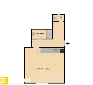 Prodej bytu 1+kk 37 m² Vrchlického, Plzeň - Jižní Předměstí