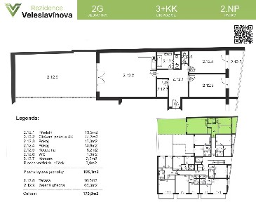 Prodej bytu 3+kk 103 m²