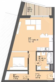 Pronájem bytu 2+kk 58 m² Mladá Boleslav - Michalovice