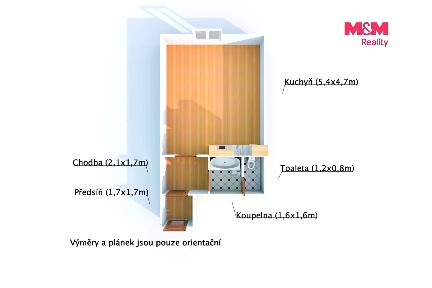 Prodej bytu 1+kk 35 m² Lábkova, Plzeň - Skvrňany