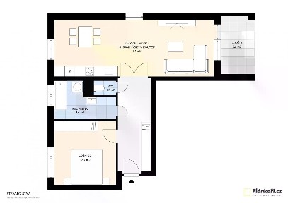 Pronájem bytu 2+kk 72 m² Tyršova, Bělá pod Bezdězem