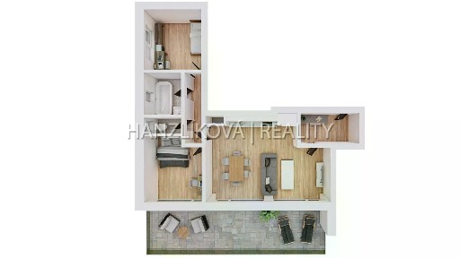 Pronájem bytu 3+kk 104 m²