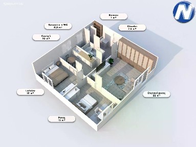 Prodej bytu 3+1 71 m² Sokolovská, Prachatice - Prachatice II