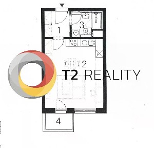 Prodej bytu 1+kk 36 m² Vysočanská, Praha - Střížkov
