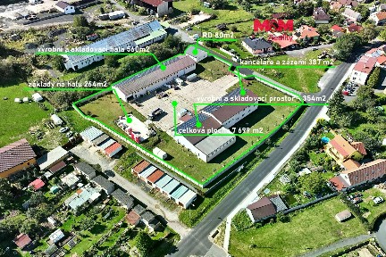 Prodej obchodního prostoru 1381 m²